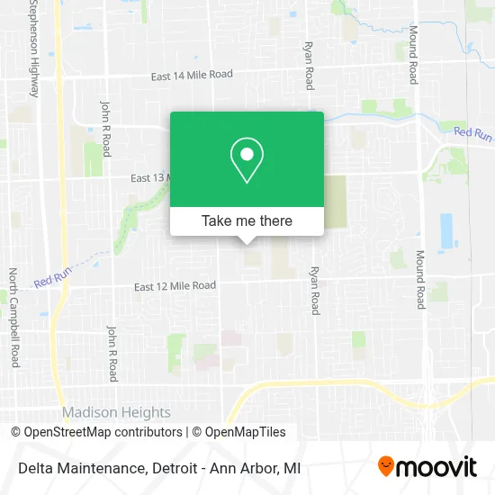 Delta Maintenance map