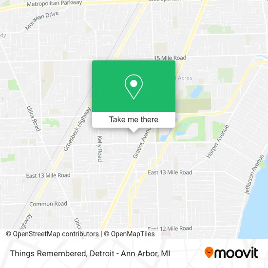 Things Remembered map