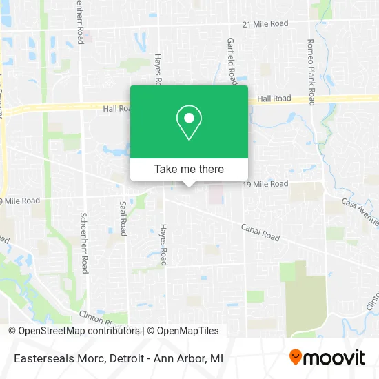 Easterseals Morc map