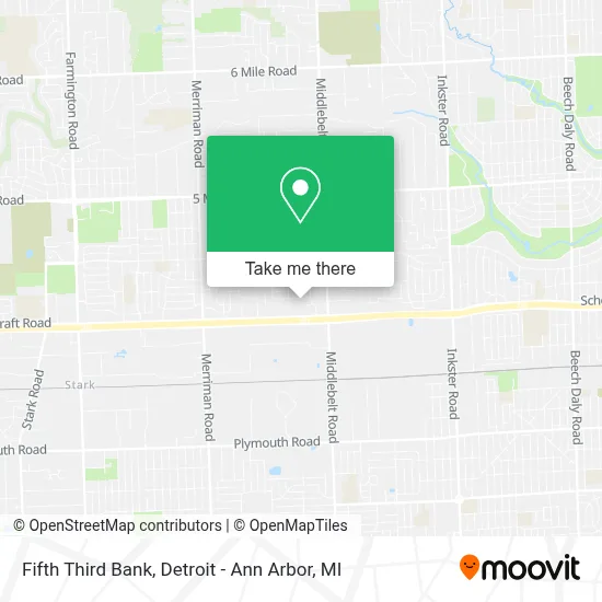 Fifth Third Bank map