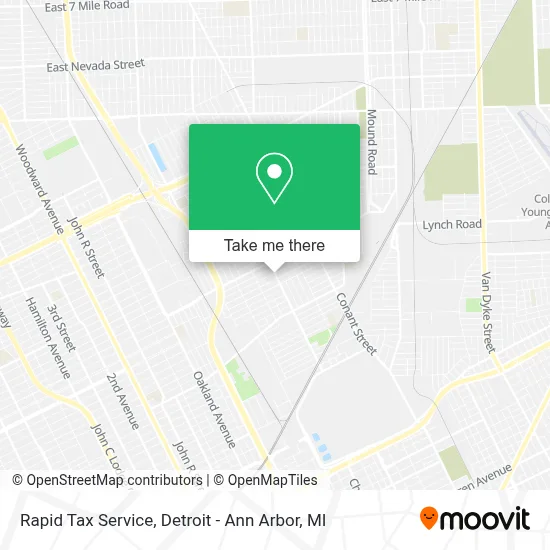 Rapid Tax Service map