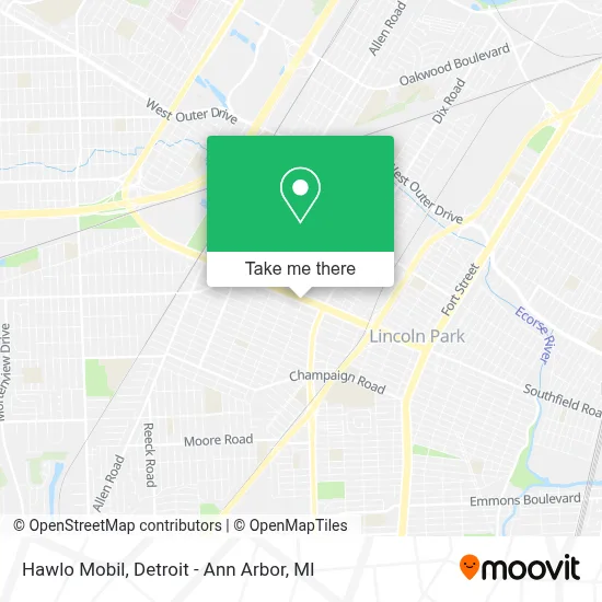 Hawlo Mobil map