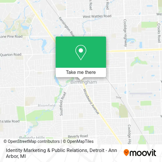 Identity Marketing & Public Relations map