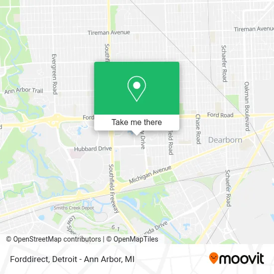 Forddirect map
