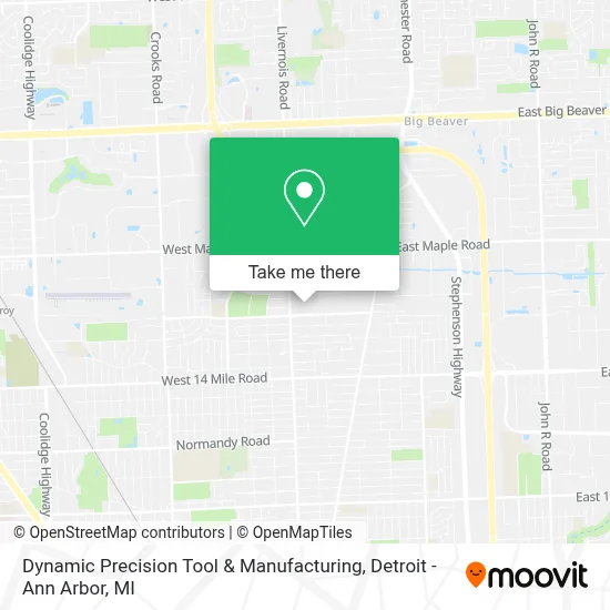 Dynamic Precision Tool & Manufacturing map