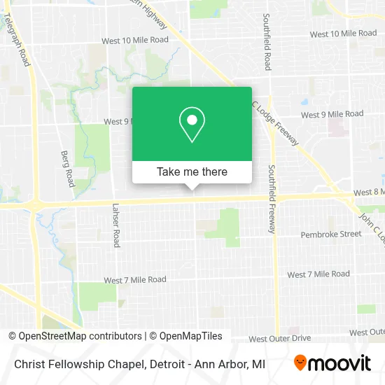Christ Fellowship Chapel map