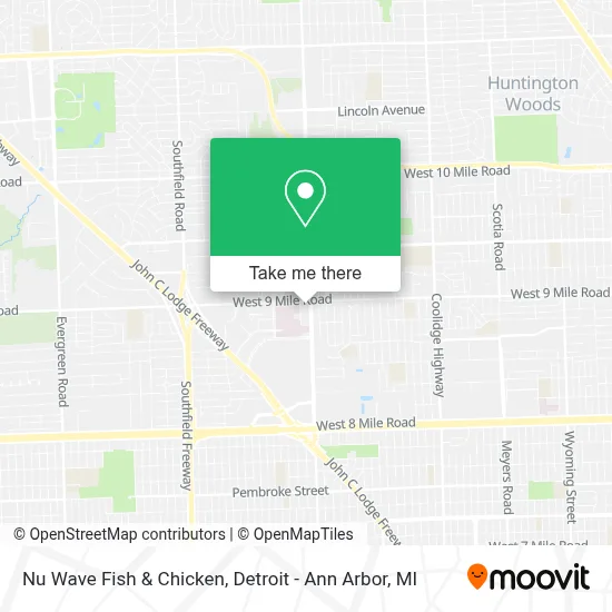 Nu Wave Fish & Chicken map
