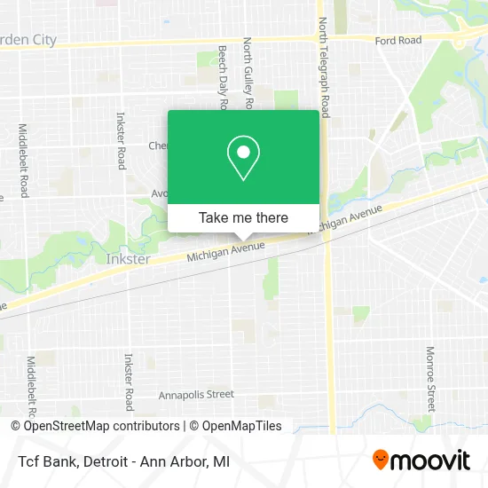 Tcf Bank map