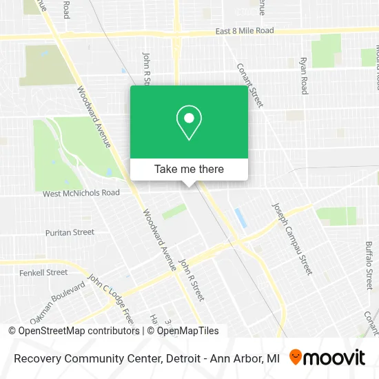Recovery Community Center map