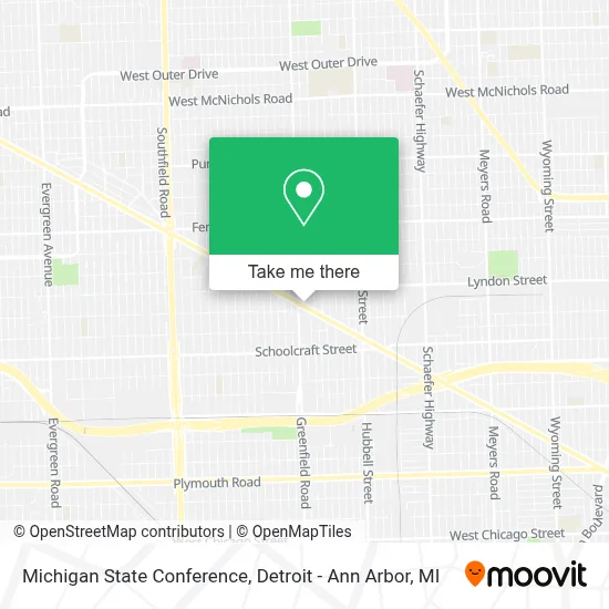 Michigan State Conference map