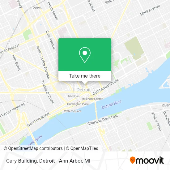 Cary Building map
