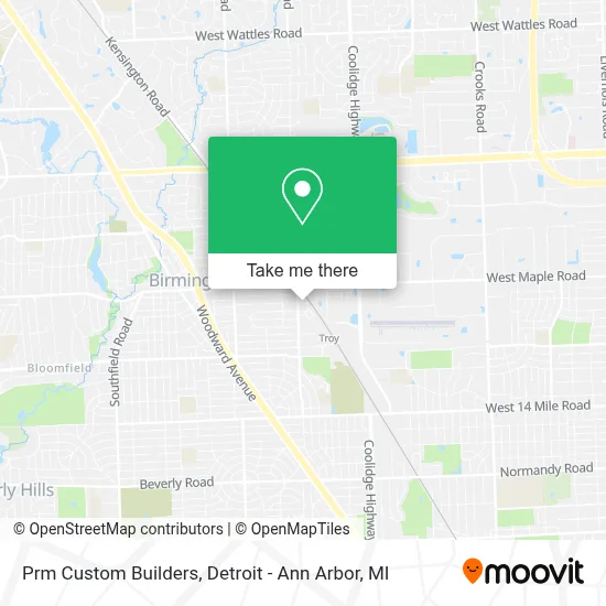 Prm Custom Builders map