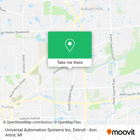 Universal Automation Systems Inc map