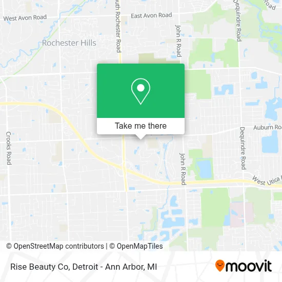 Rise Beauty Co map