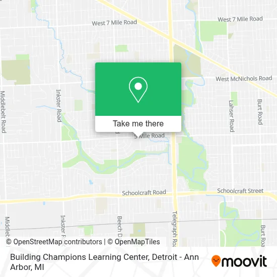 Building Champions Learning Center map