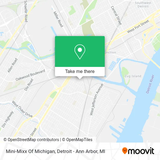 Mini-Mixx Of Michigan map