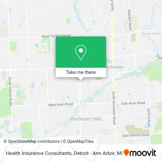 Health Insurance Consultants map