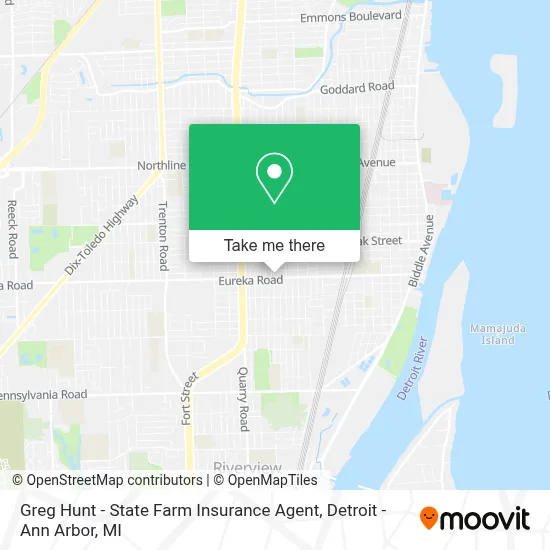 Greg Hunt - State Farm Insurance Agent map