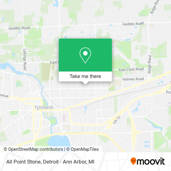 All Point Stone map