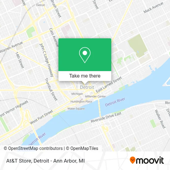 At&T Store map