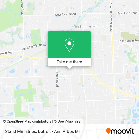 Stand Ministries map