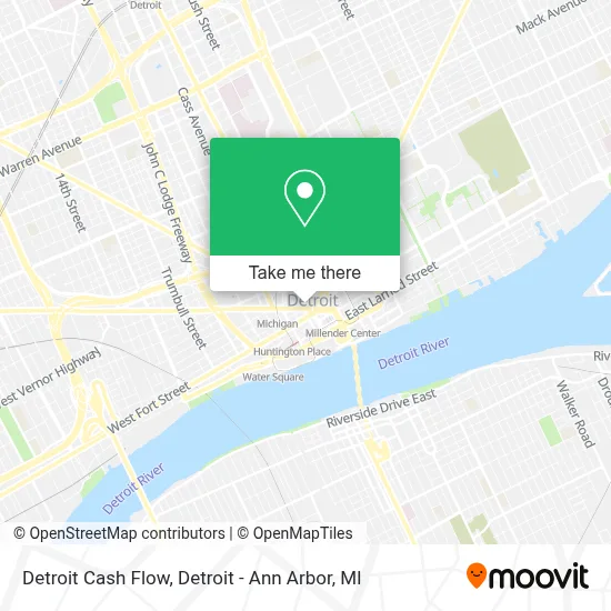 Detroit Cash Flow map