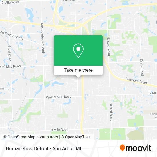 Humanetics map