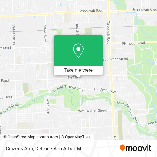 Citizens Atm map
