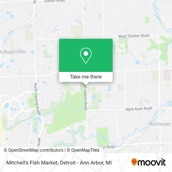 Mitchell's Fish Market map