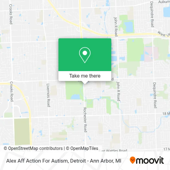 Alex Aff Action For Autism map