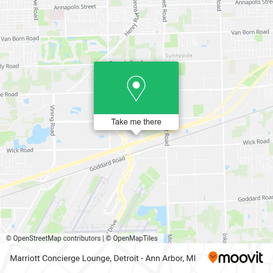 Marriott Concierge Lounge map