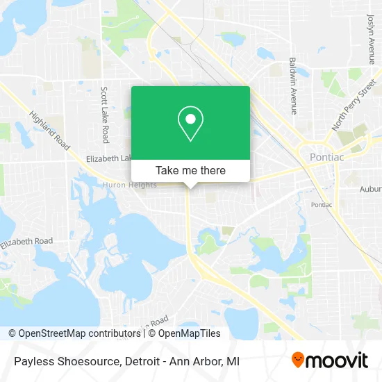 Payless Shoesource map