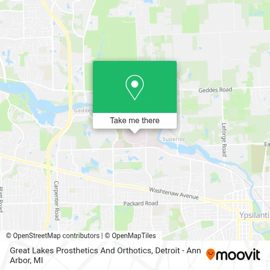 Great Lakes Prosthetics And Orthotics map