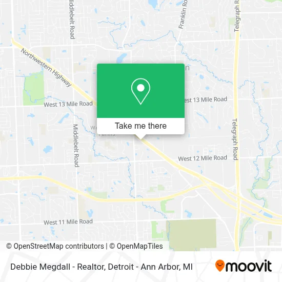 Debbie Megdall - Realtor map