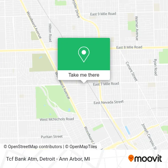 Tcf Bank Atm map