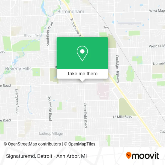 Signaturemd map