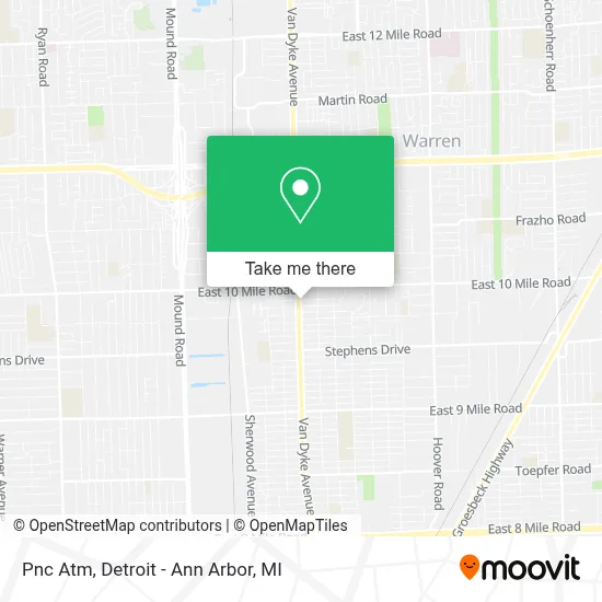 Pnc Atm map