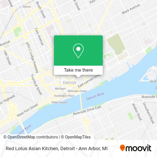Red Lotus Asian Kitchen map