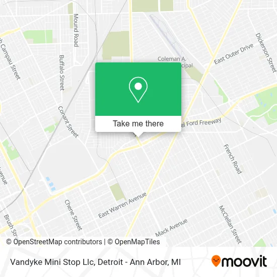 Vandyke Mini Stop Llc map