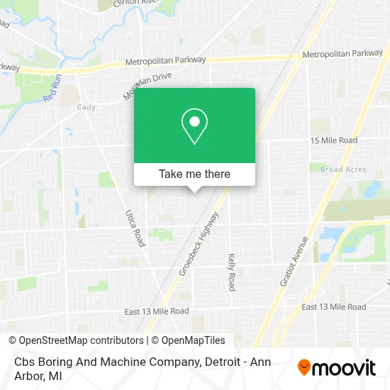 Cbs Boring And Machine Company map