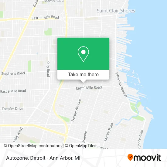 Autozone map