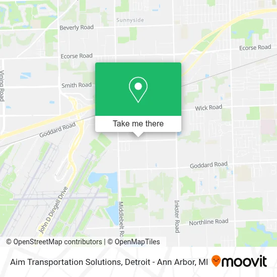 Aim Transportation Solutions map