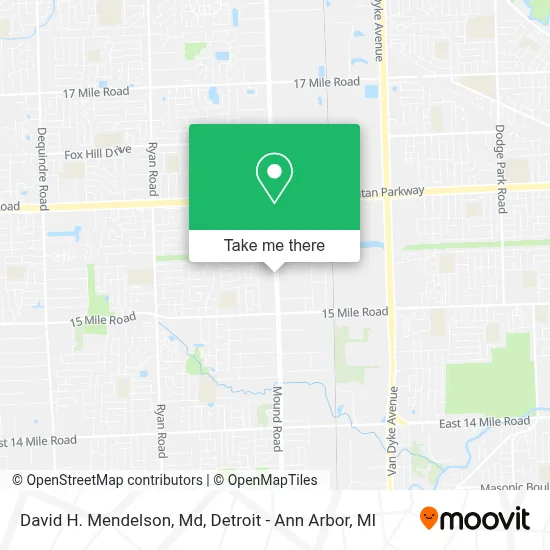 David H. Mendelson, Md map