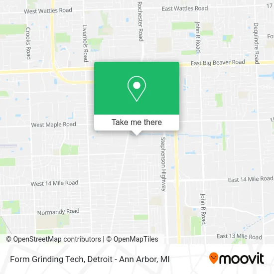 Form Grinding Tech map