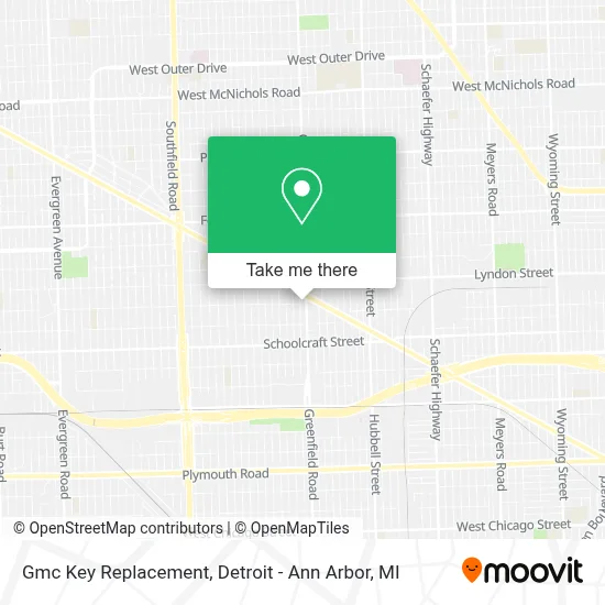 Gmc Key Replacement map
