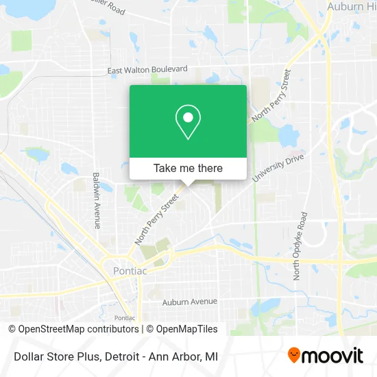 Dollar Store Plus map