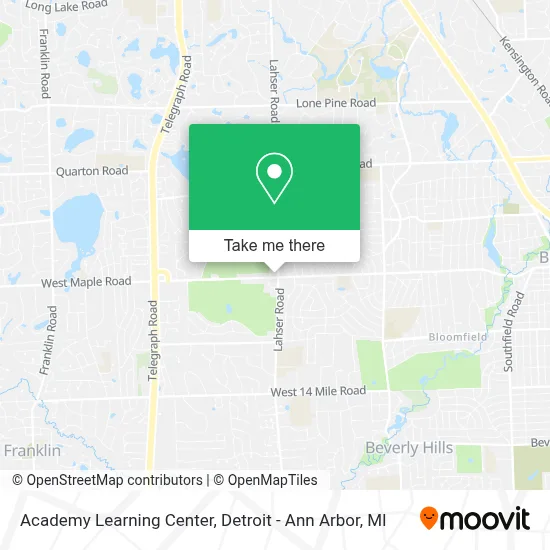 Academy Learning Center map