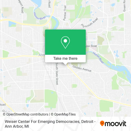 Weiser Center For Emerging Democracies map