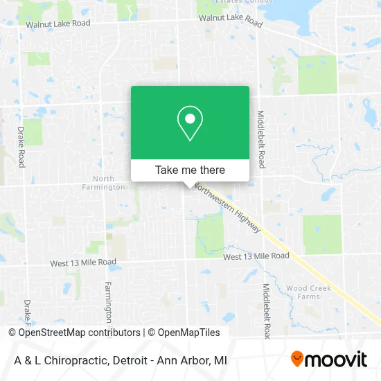 A & L Chiropractic map