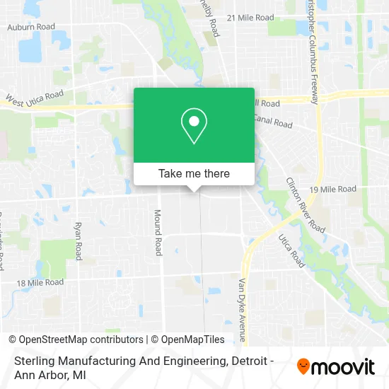 Sterling Manufacturing And Engineering map